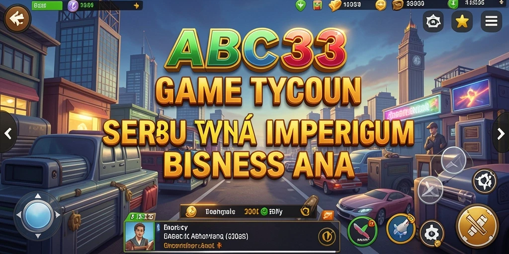 Tampilan utama gameplay ABC33 yang menarik dengan fitur Tycoon.