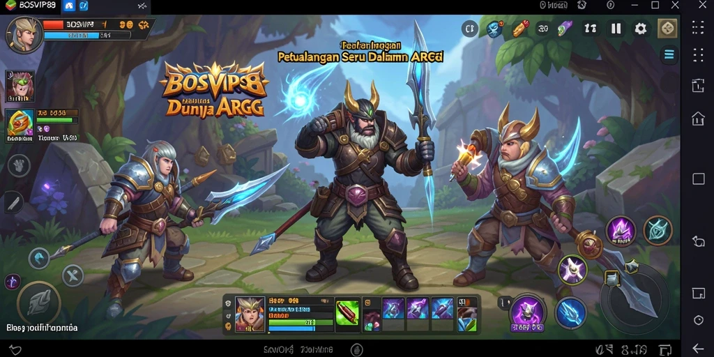 Gameplay seru dalam petualangan ARPG BOSVIP88.