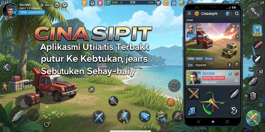 Tampilan antarmuka CINASIPIT yang sederhana dan intuitif.