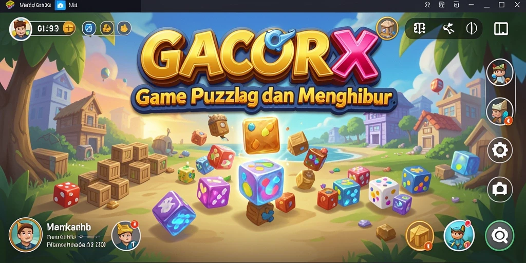 Tampilan gameplay GACORX yang seru dan menantang.