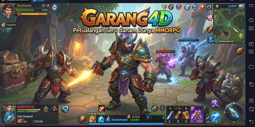 Tampilan gameplay yang seru dan interaktif di GARANG4D.