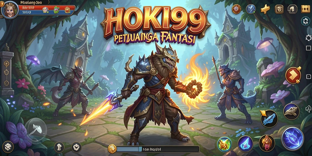 Tampilan gameplay menakjubkan dari HOKI99 yang penuh aksi.