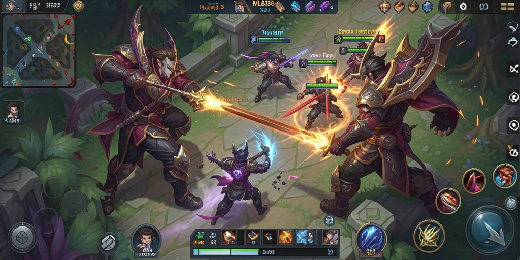 Tangkapan layar gameplay MLBB8 yang menunjukkan aksi pertarungan yang mendebarkan.