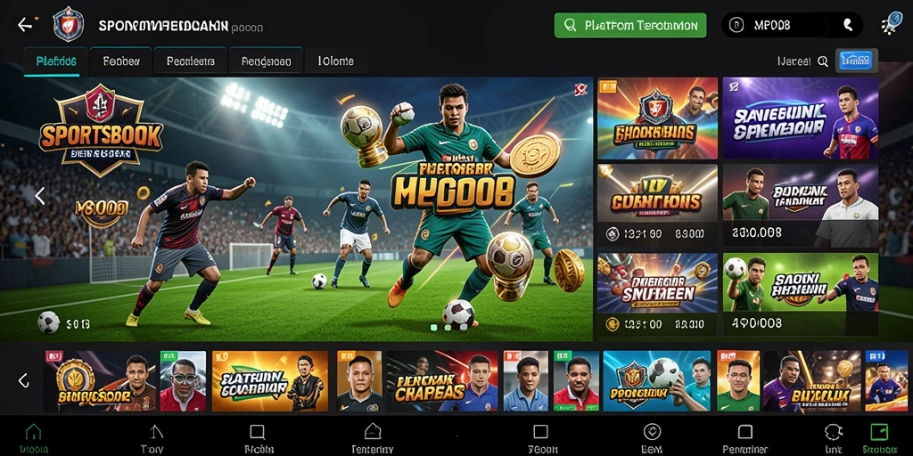 Tampilan menarik dari MPO08 dengan beragam opsi taruhan sportsbook.