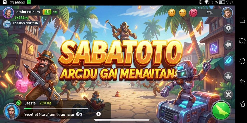 Screenshot gameplay SABATOTO menampilkan aksi seru dan dinamis.