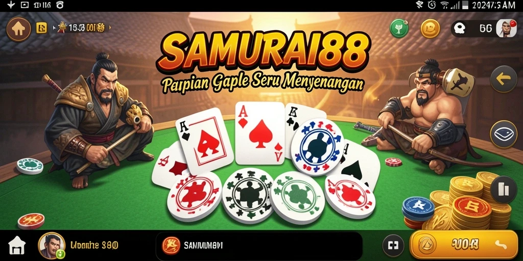 Tampilan gameplay SAMURAI88 yang menarik dan seru.