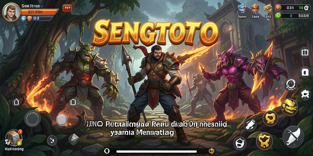 Screenshot gameplay SENGTOTO menampilkan petualangan mendebarkan.
