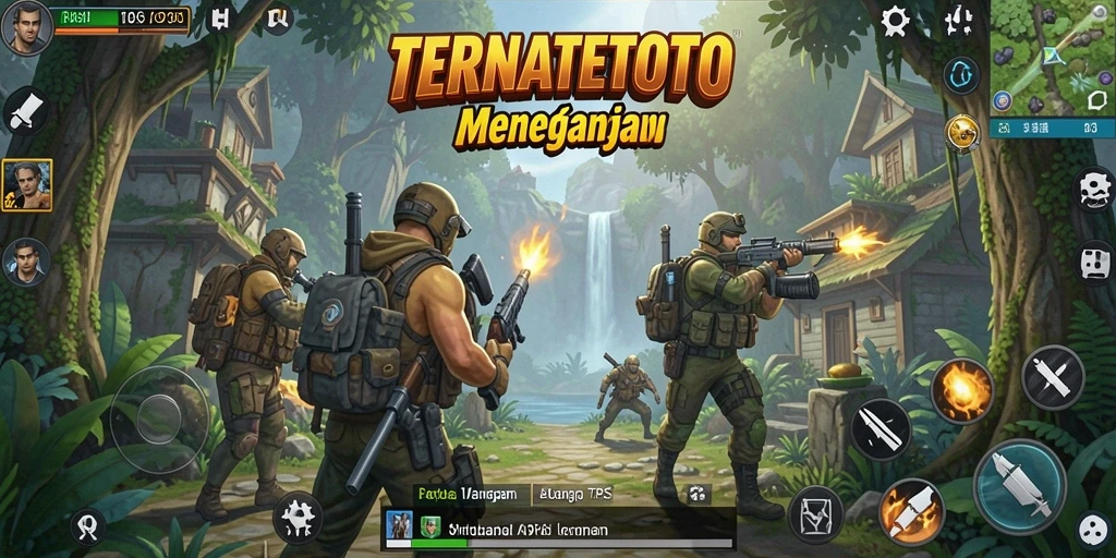 Tangkapan layar gameplay TERNATETOTO yang menampilkan aksi seru dalam TPS.