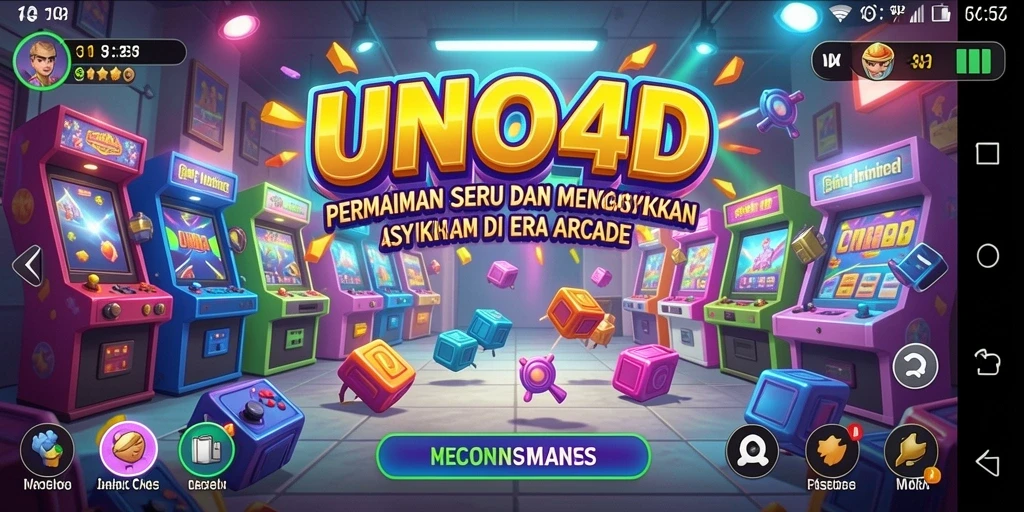 Screenshot gameplay <strong>UNO4D</strong> menunjukkan suasana seru dan interaksi pemain.